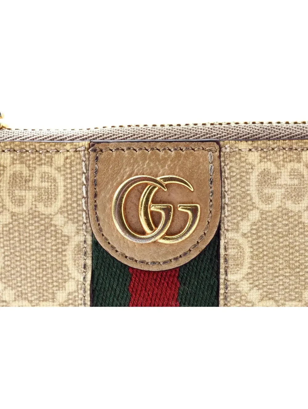 $410 GUCCI Ophidia GG Sherry Line Marmont Coin Case Purse - Picture 5 of 14